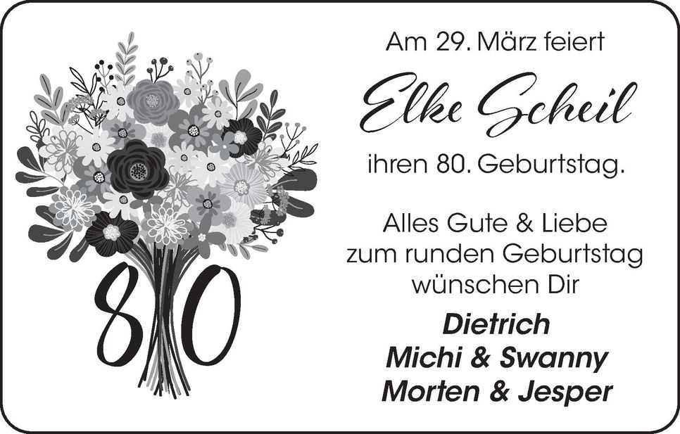 80. Geburtstag