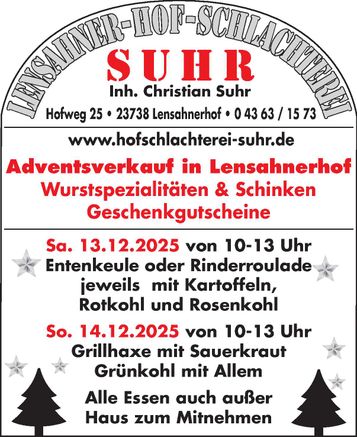 Adventsverkauf
