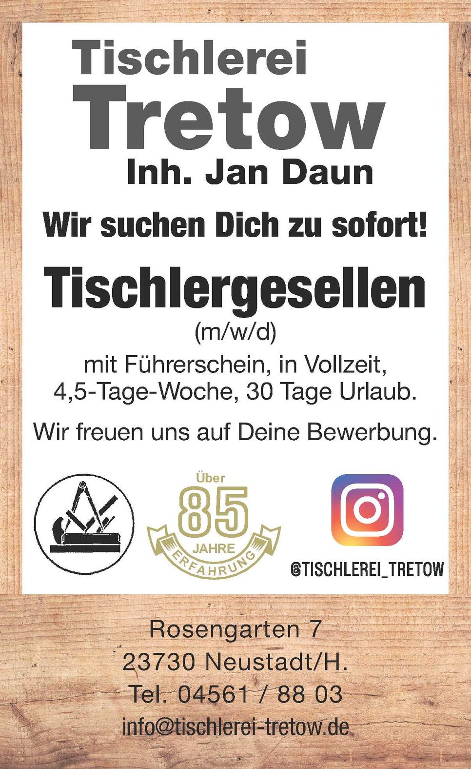 Stellengesuch