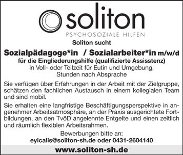 Stellenanzeige