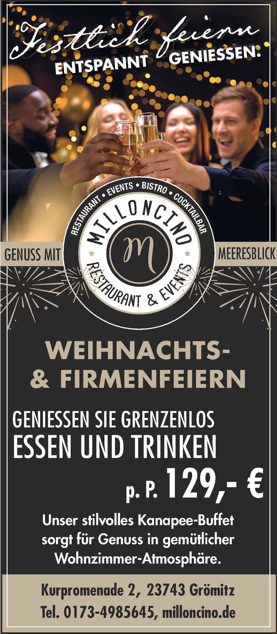 Weihnachtsfeier & Sylvesterfeier 