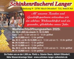 Wunschzettel + Weihnachtsgruß/Öffnungsz.