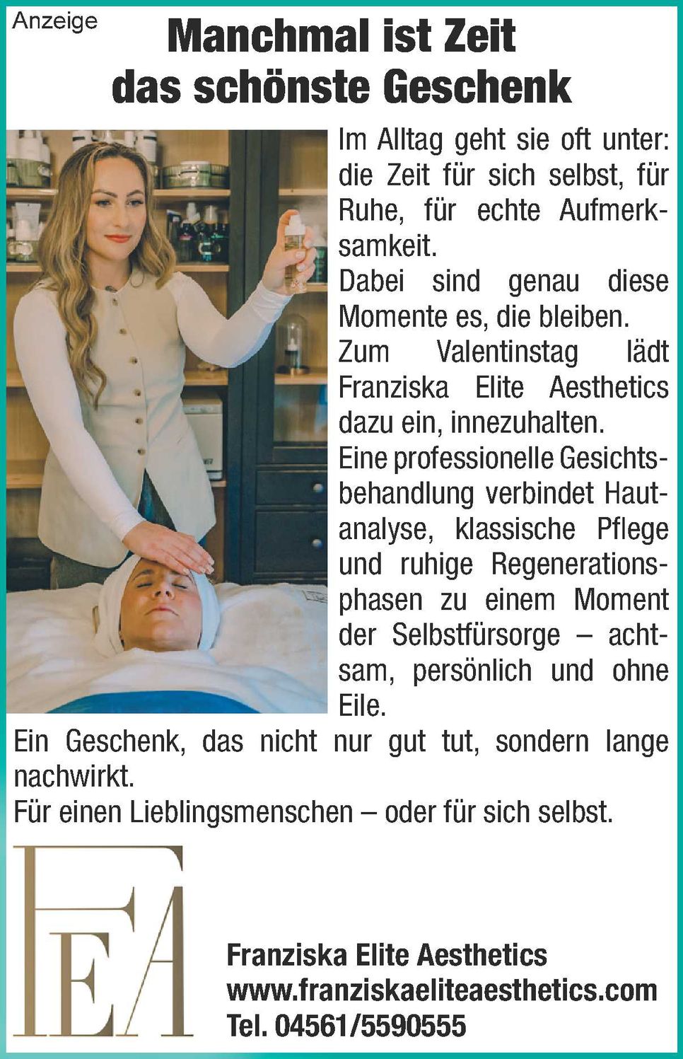 Valentinstag PR Anzeige