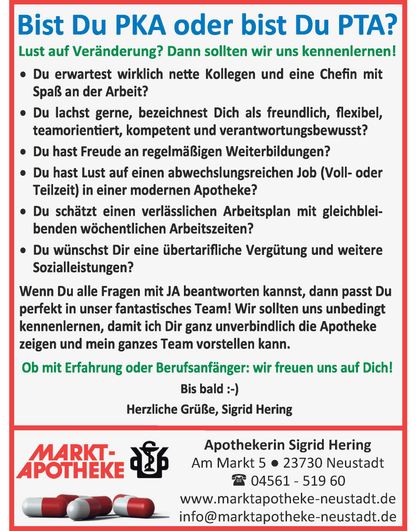 PKA oder PTA