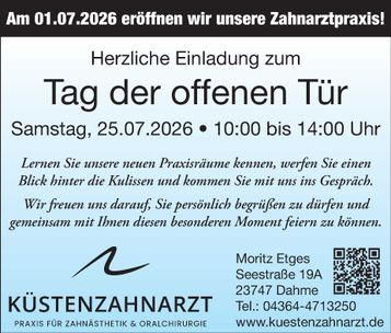 Eröffnung Praxis