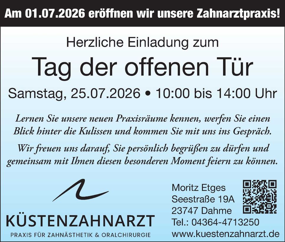 Eröffnung Praxis