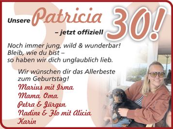 Patricia 30. Geburtstag