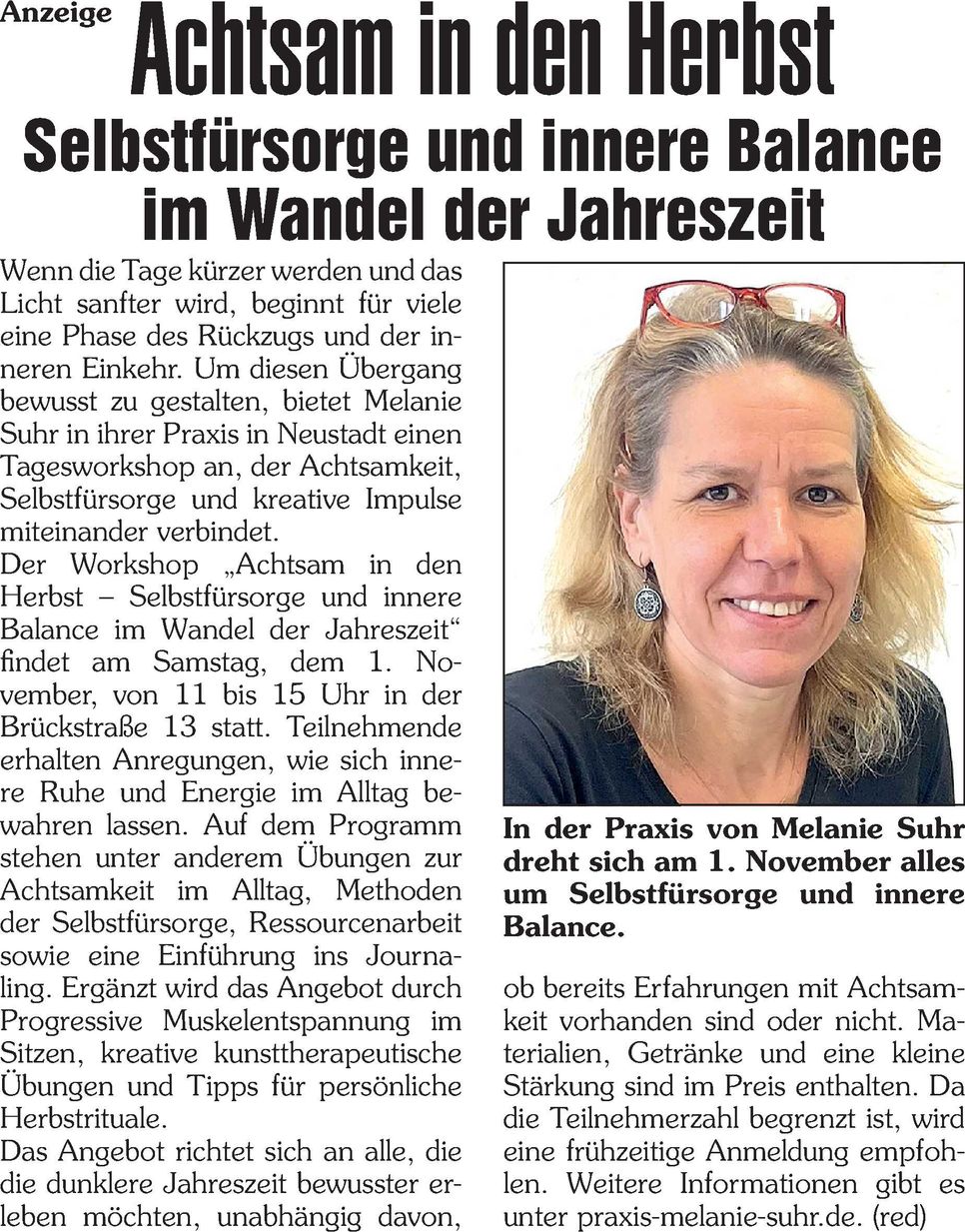 Gesundheits-Sonderseiten Advertorial