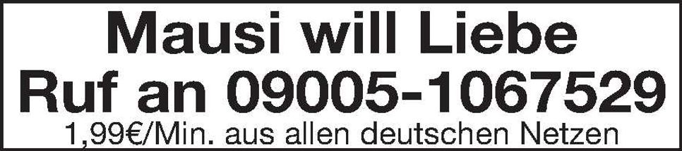 Mausi will Liebe