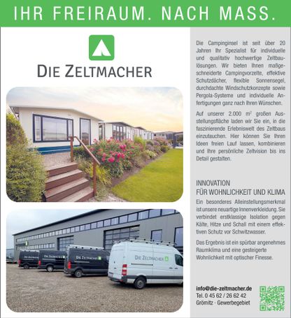 Die Zeltmacher / Titelseite 2026