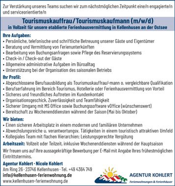 Stellenanzeige Agentur Kohlert