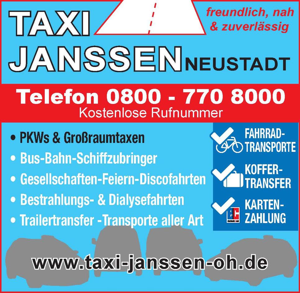 Samstag: Titelanzeige 2026