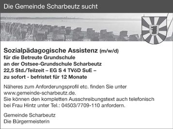 Sozialpädagogische Assistenz (m/w/d)
