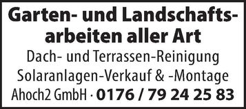 Garten- und Landschaftsarbeiten 