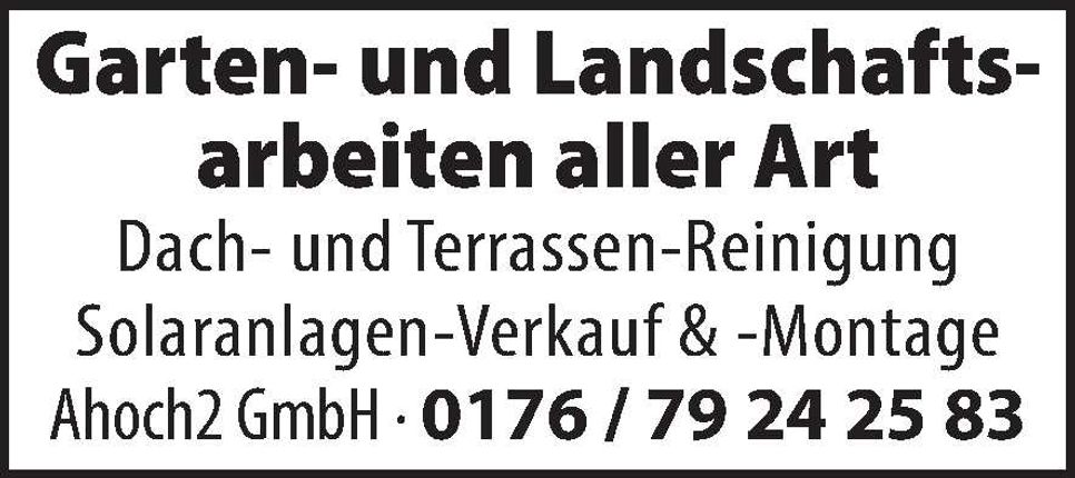 Garten- und Landschaftsarbeiten 