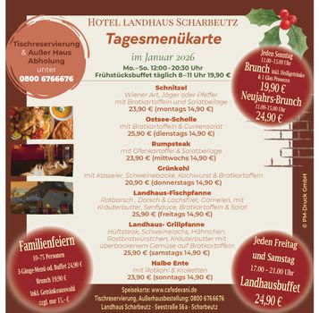 Mittagstisch für Januar