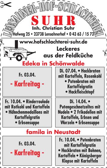 Feldküche - Neustadt / Schönwalde