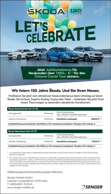Skoda - Anzeige