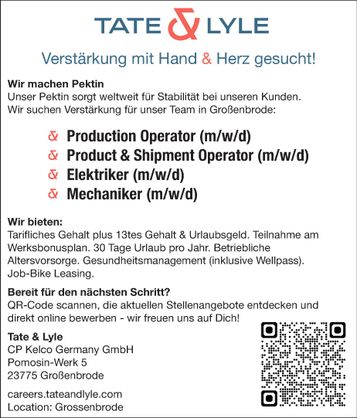 Stellenanzeige