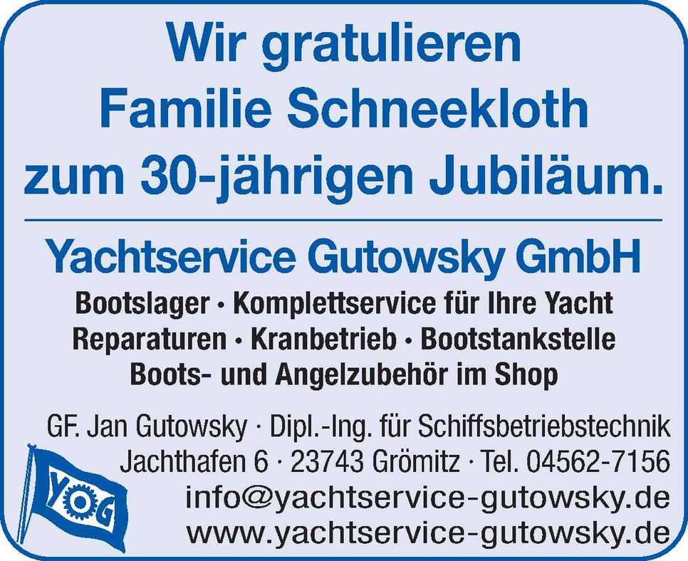 30 Jahre Schneekloth 