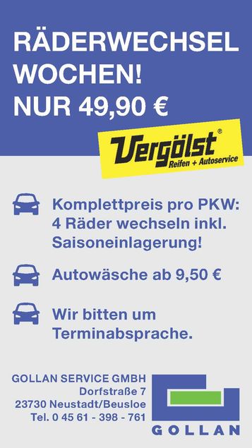 Reifenwechsel Gollan