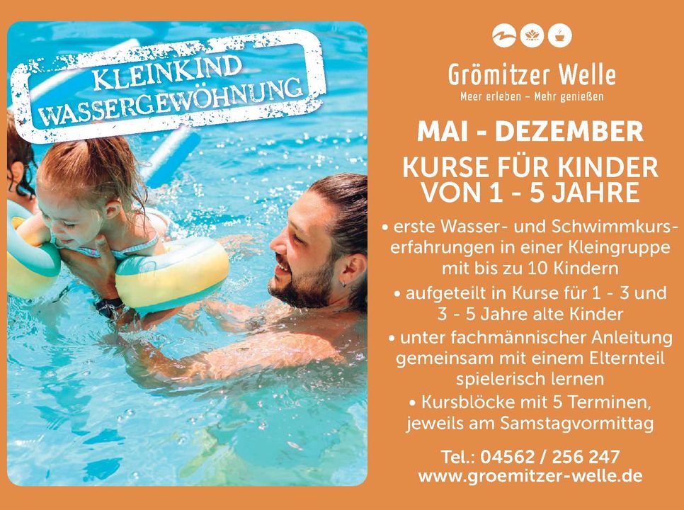 Kinder Wassergewöhnung