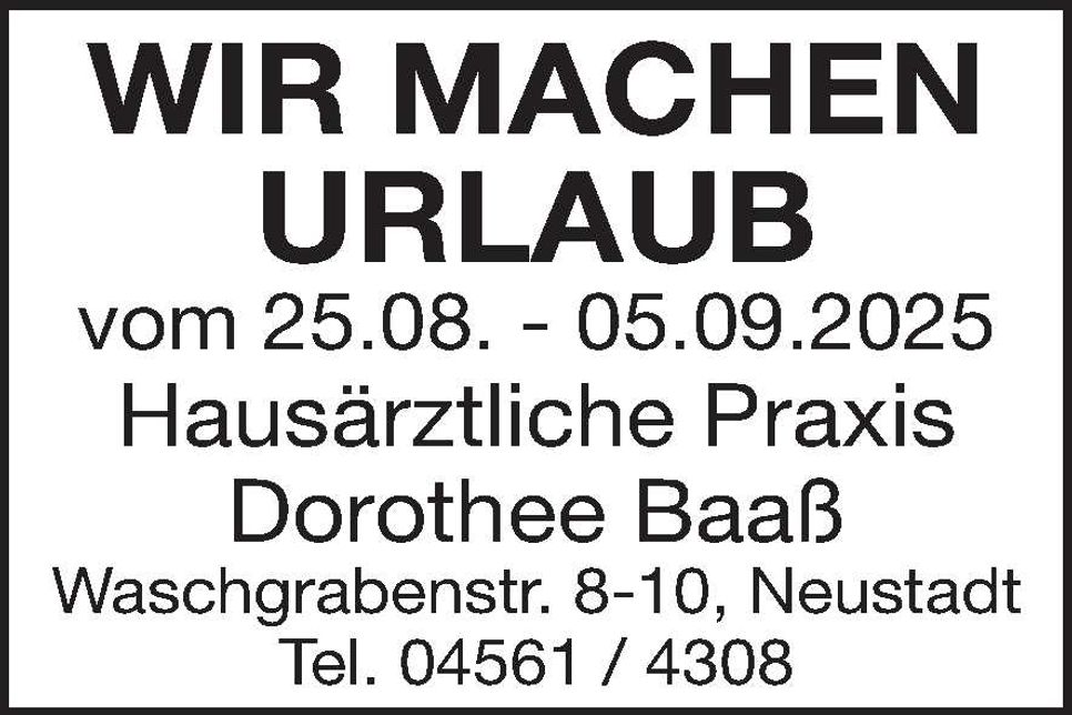 Urlaub