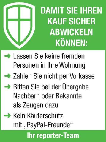 Kleinanzeigen /Sicherheit