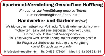 Stellenanzeige