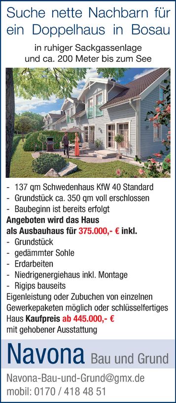 Doppelhaus in Bosau