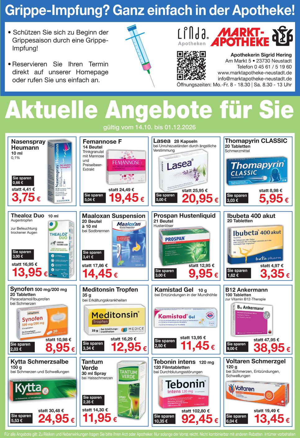 Angebote Okt./Nov. 2026