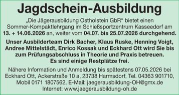 Jagdscheinausbildung