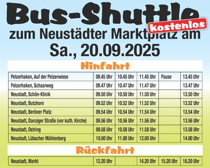 Weltkindertag Busshuttle