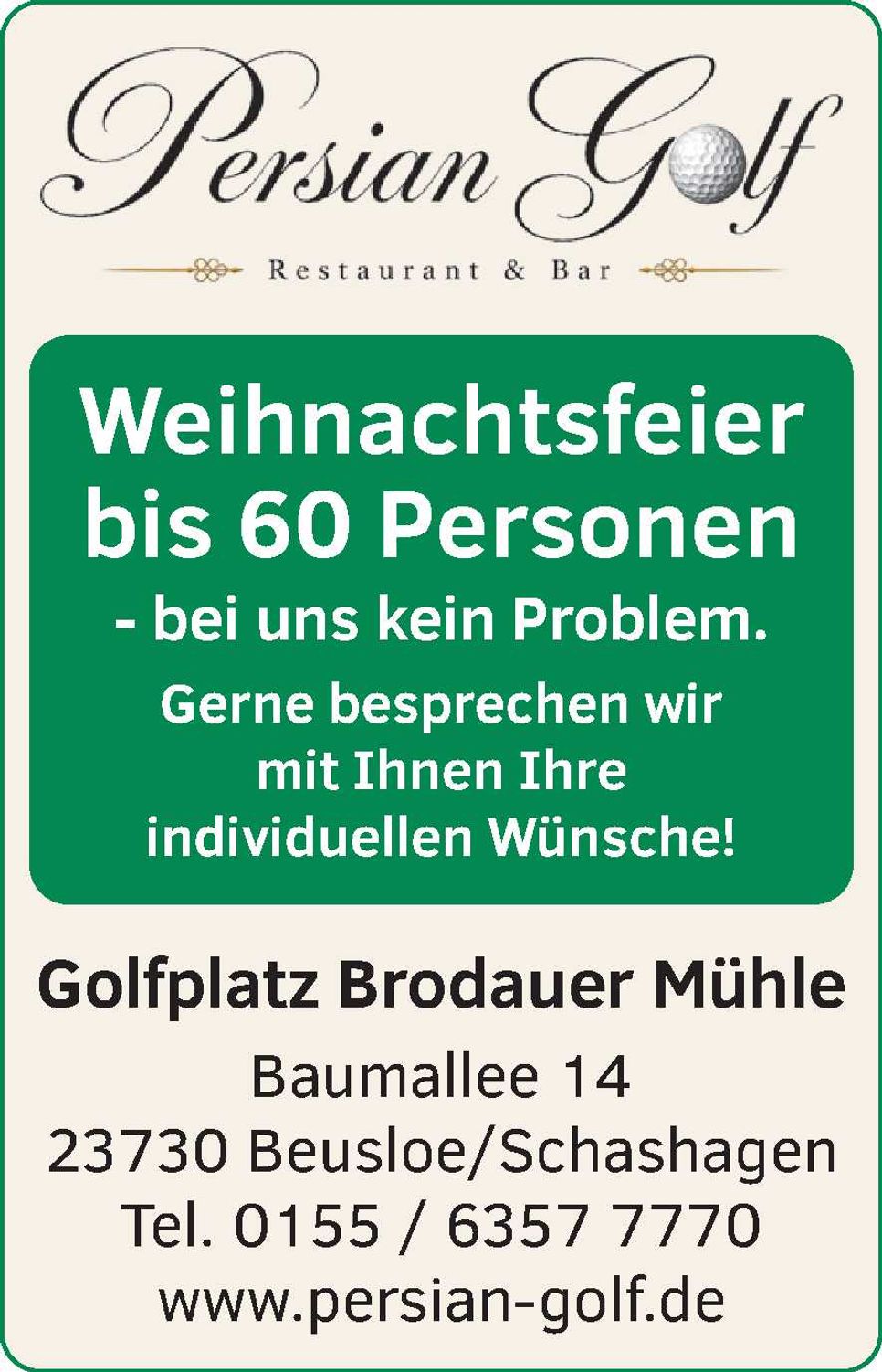 Weihnachtsfeiern