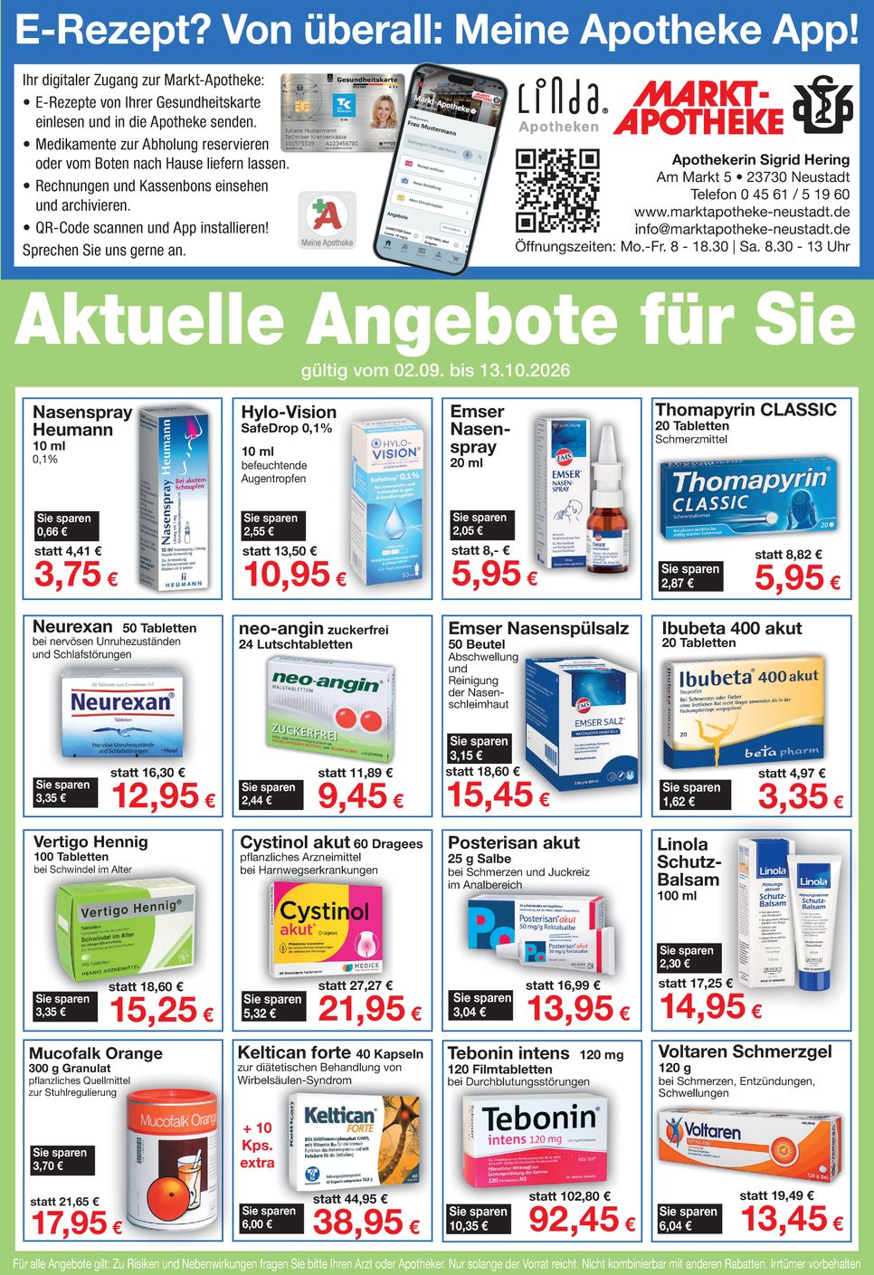 Angebote Sept./Okt. 2026