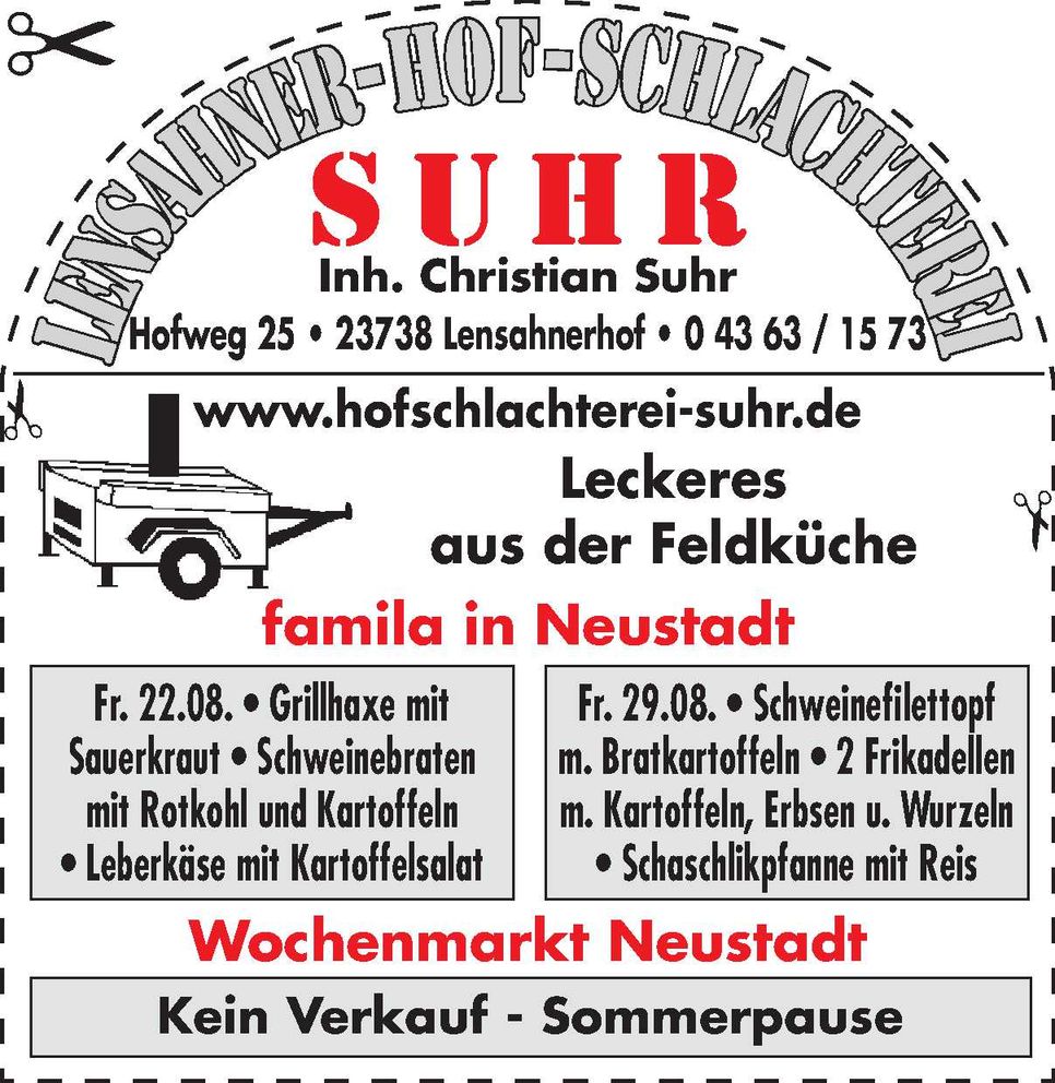 Feldküche/Wochenmarkt - Angebote