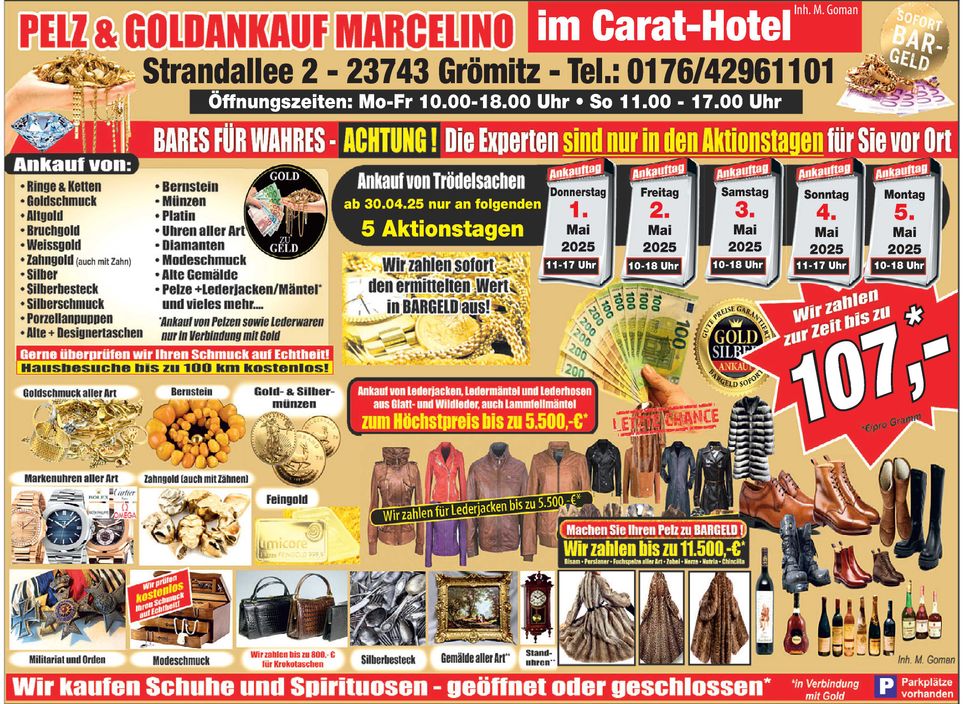 Pelz- und Goldankauf