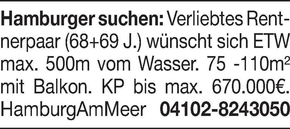 Gesuchanzeige 1