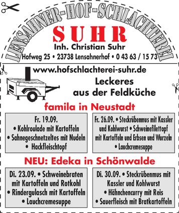 Feldküche - Angebote