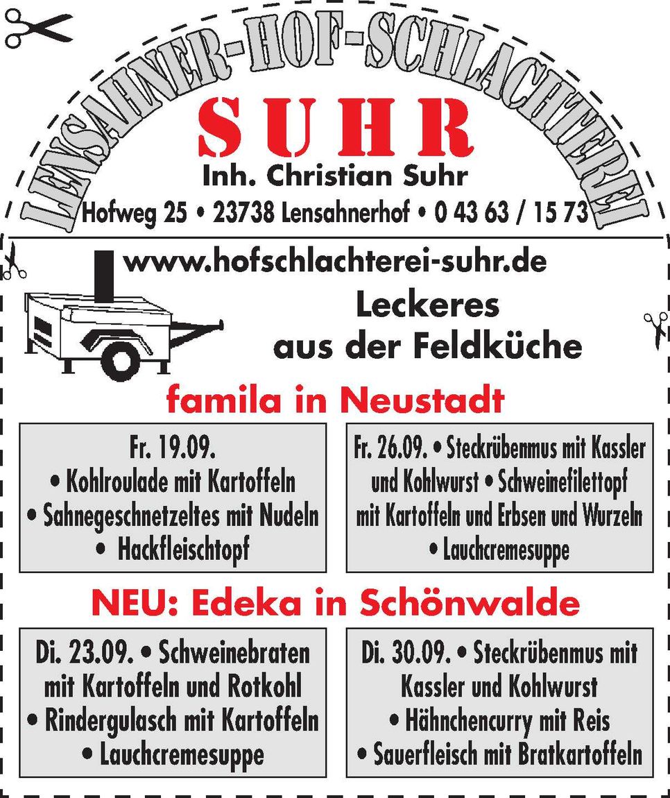 Feldküche - Angebote