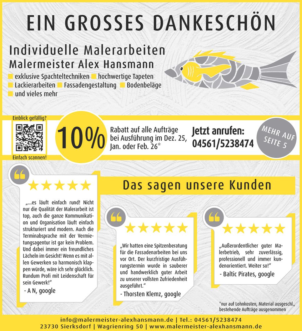 Titelseite 10% Aktion