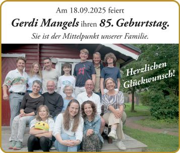85. Geburtstag Gerdi 