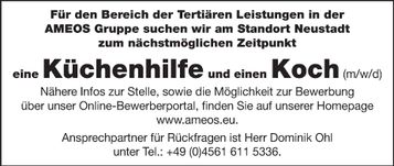 Küchenhilfe und Koch (m/w/d) Samstag