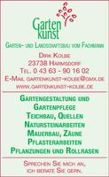Garten im Herbst