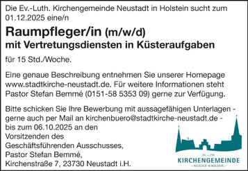 Raumpflege Mittwoch