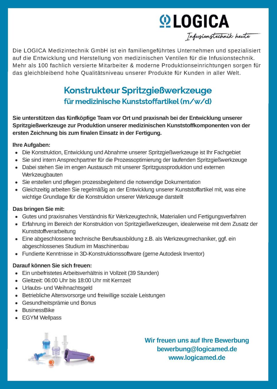 Stellenangebot Konstrukteur Spritzgießw.