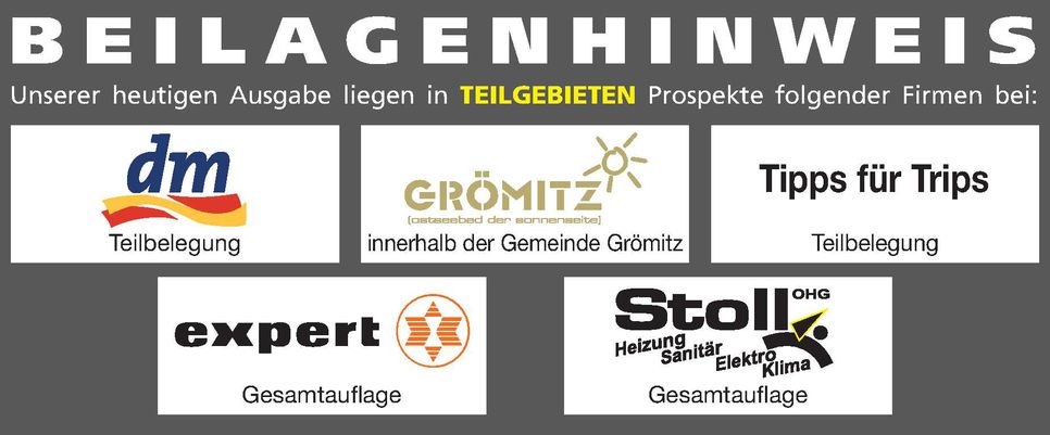Beilagenhinweis