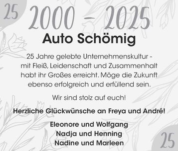 25 Jahre Auto Schömig