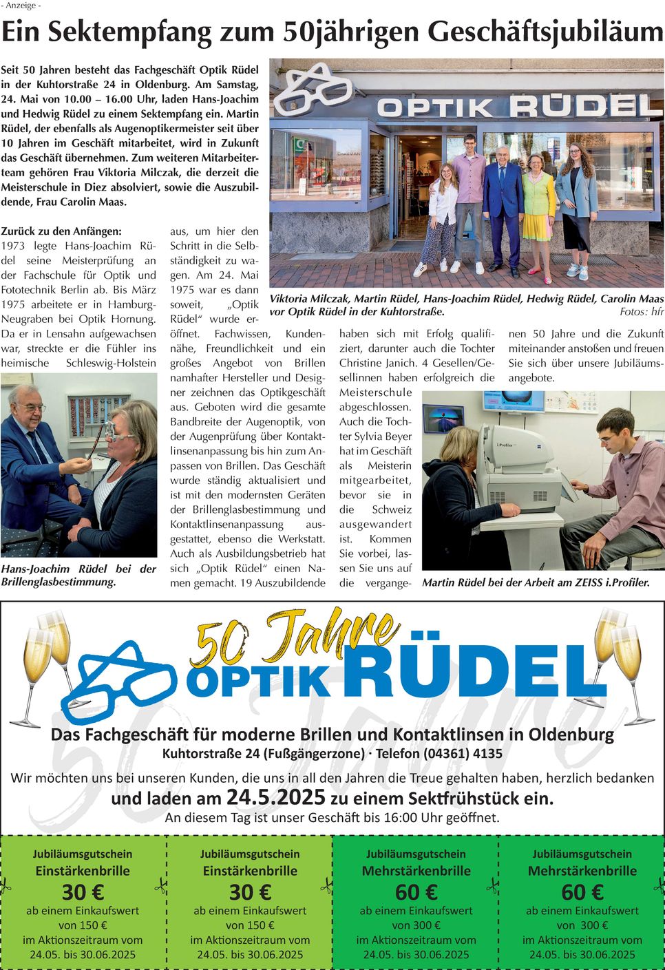 50 Jahre Optik Rüdel