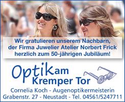 Jubiläum Juwelier Frick 